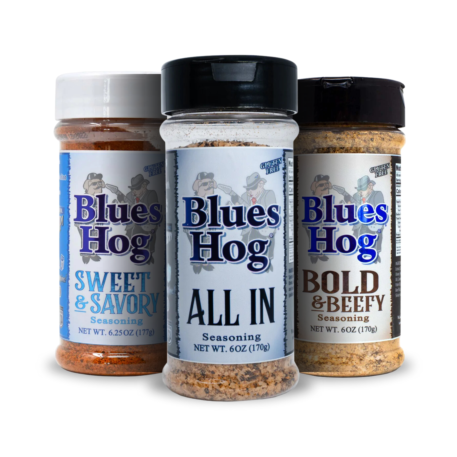Blues Hog Seasoning Bundle (3 Flavours) - blueshog-BUN