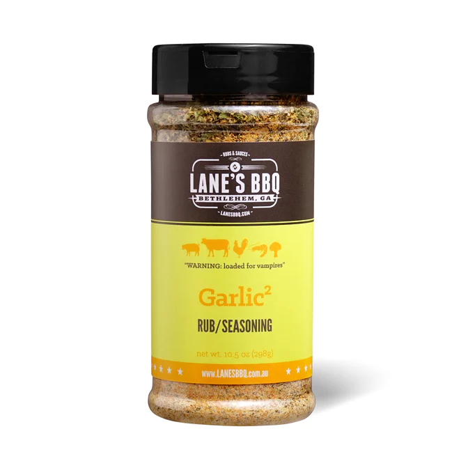 Lanes BBQ Garlic Rub 298g - lanesgarlic-2-298G