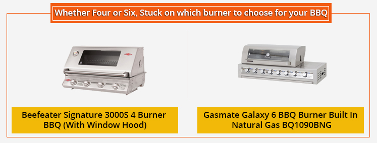 4 Burner and 6 Burner  BBQ Models