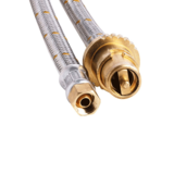 Bromic Stainless Steel Braided Gas hose 1/4 BSP FC x Male Bayonet x 300cm - 10HBS3000