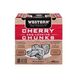 Western Cherry Smoking Wood Chunks - Made in the USA - 28181