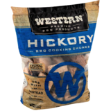 Western Hickory Smoking Wood Chunks - Made in the USA - 78055