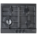 Artusi 60cm Natural Gas Cooktop Matte Black - AGH65MB