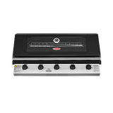 1200 Series Black Enamel 5 Burner Built In BBQ w/ Cast Iron Burners & Grills - BBG1250BB