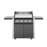 Beefeater 1600 Series 4 burner BBQ, side burner & trolley, dark - BMG1641DA