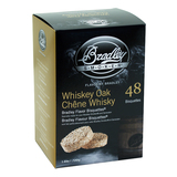 Bradley Whiskey Oak Bisquettes 48 Pack suit BBQ Gas, Electric or Charcoal Smokers - BTWH48