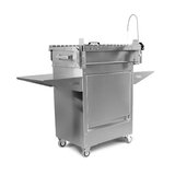 myGRILL Chef SMART Small with Stainless Steel Cart - Ultimate Package - CS1206-15-PLUS