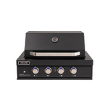 Euro Appliances 4 Burner Black Built-In BBQ - EAL900RBQBL