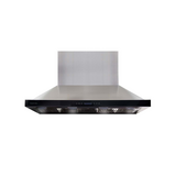 Gasmate Outdoor BBQ Rangehood, Blk Glass Touch Control Panel, R/Control - 1200mm - GR1200