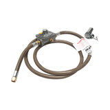 Bromic Universal Natural Gas Conversion Kit with Floor Socket 3/8 SAE Female Flare, 1500mm Hose 250Mj/hr Governor and 200mm Hose - NGCK3