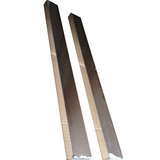 DIZZY LAMB Upright Pillar Set of 2 Hollow Stainless Steel (50mm x 25mm x 750mm) BBQ Charcoal Rotisserie  - PIL-2075H