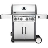 Napoleon Rogue 4 Burner SE 525 Stainless Steel - Side Burner + Rear Burner + SS Grills - RSE525RSBPSS-1-AU