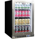 Schmick Quiet Running Front Venting Under Bench Glass Door Bar Fridge Model SK116R-SS