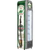 Schmick Dino Fuel Pump Skinny Glass Door Upright Cool Retro Bar Fridge - SK135-FP-DINO