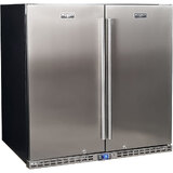 (DISPLAY MODEL) Schmick Stainless Steel Quiet Running 2 Door Bar Fridge With Quality Parts And Quiet Operation - Model SK245-SD