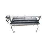 Stainless Steel 304 Grade Charcoal Rotisserie BBQ (1.3mtr) - BIG SPIT - 40kgs meat capacity Motor!!