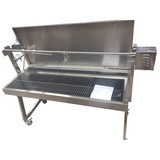 A Frame Stainless Steel Charcoal Rotisserie BBQ Spit (1.3mtr) with 25kgs capacity Motor!!- SSB-4060