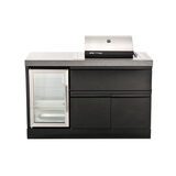 CROSSRAY Mini Kitchen with Electric BBQ and Fridge - TCE15F-Mk1 