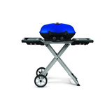 Napoleon Travel Q Scissor Leg Portable BBQ (Blue/Low Lid CAST) - TQ285-X-BL-1-AU