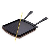 Ooni | Dual-Sided Grizzler plate with handles - UU-P0A000