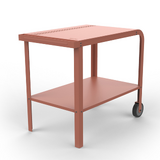 ZiiPa Vallone Garden Trolley with Shelf –Terracotta