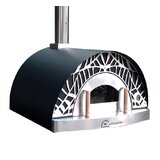 Portable pizza and gourmet oven My-Fiamma Midnight black (Trolley stand not included)- oven-fiamma-b