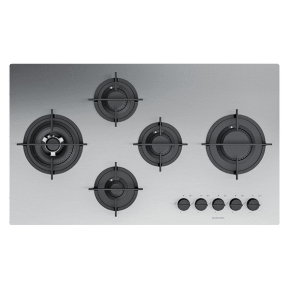 Barazza Mood 90cm Built-in Hob Stainless Steel - 1PMD95