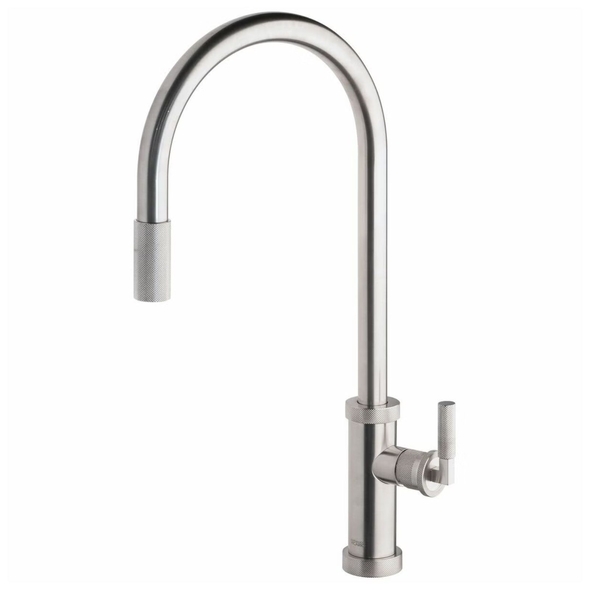 Armando Vicario Urban D Pull Out Kitchen Mixer Brushed Nickel - 400728BN