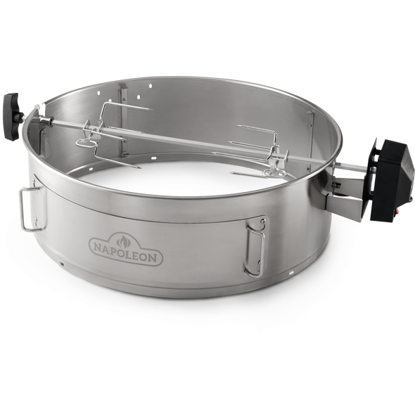 Napoleon Charcoal Kettle Pizza Oven and Rotisserie Kit for 57cm Kettle BBQ’s