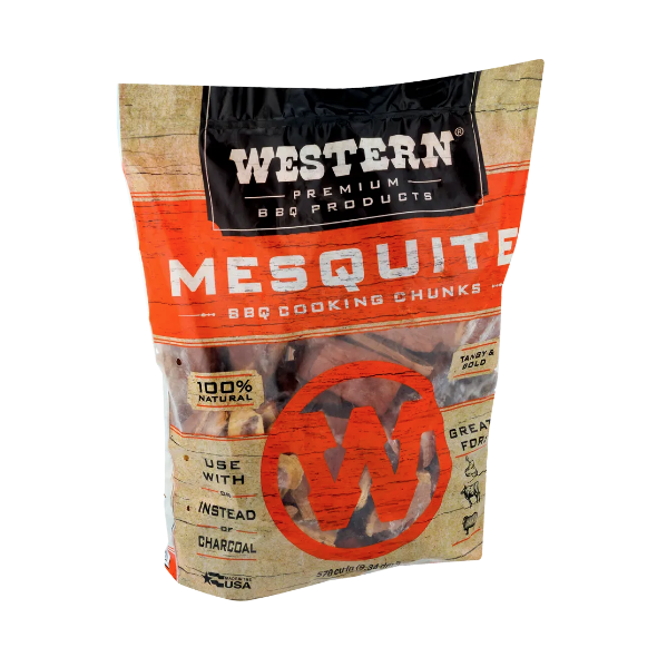 Western Mesquite Smoking Wood Chunks - Made in the USA - 78054