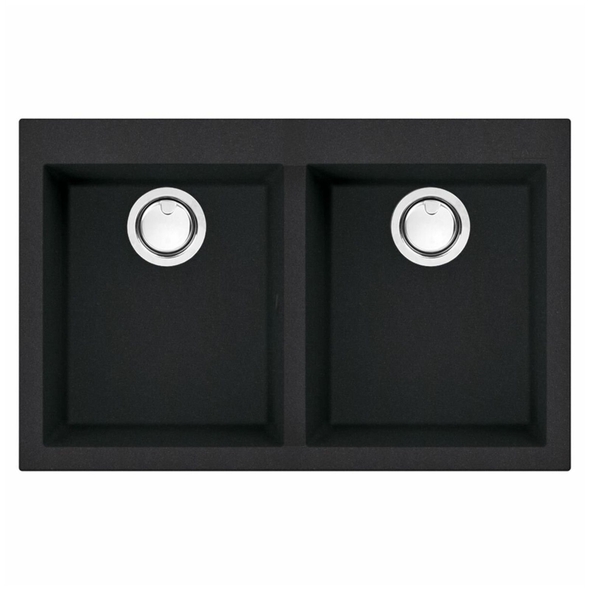 Artusi Granitek Series Double Bowl Sink AGS792B