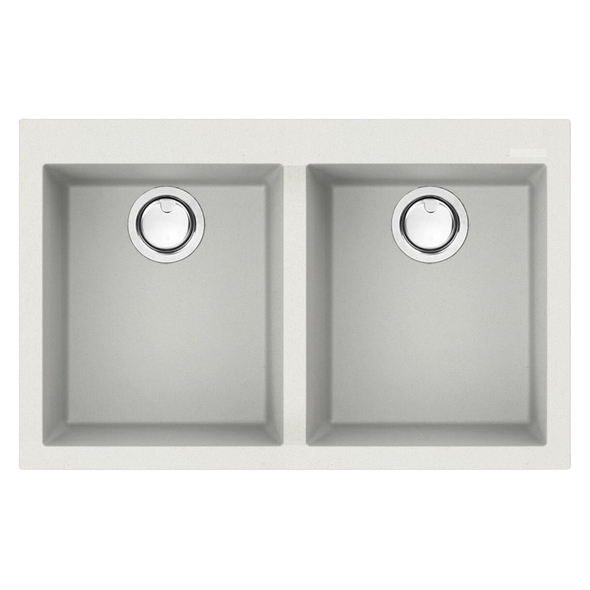 Artusi Granitek Series Double Bowl Sink - AGS792W