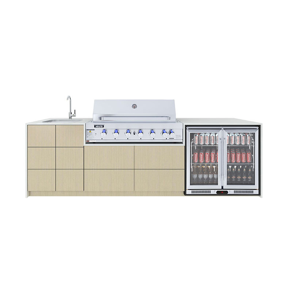 Euro Appliances  AMICI+ 2.9m long Alfresco kitchen - AMICI-PLUS