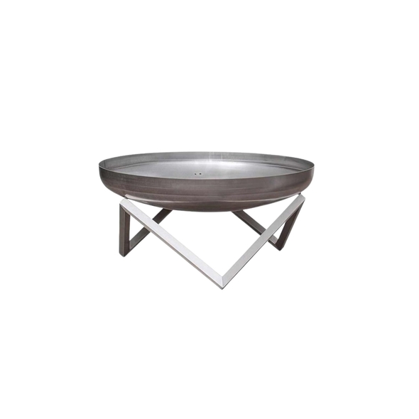 ALFRED RIESS Darvaza Stainless Steel Fire Pit - Large - AR-DAR-L79-SS