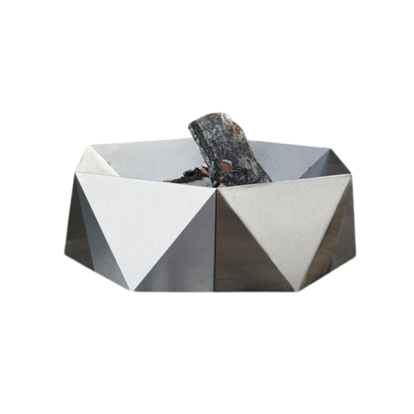 ALFRED RIESS Sesiakampis Stainless Steel Fire Pit - AR-SES-L75-SS