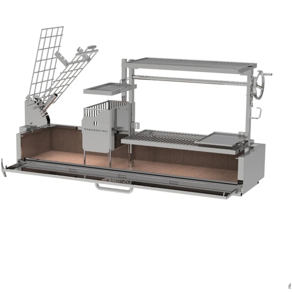 Argentine Santa Maria Wood Fire & Charcoal Gaucho Grill - BBQ08SS