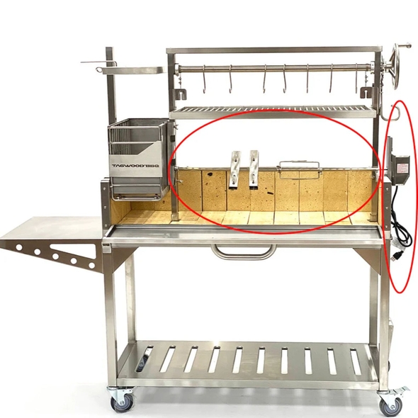 Tagwood Stainless Steel Rotisserie Kit - BBQ50SS