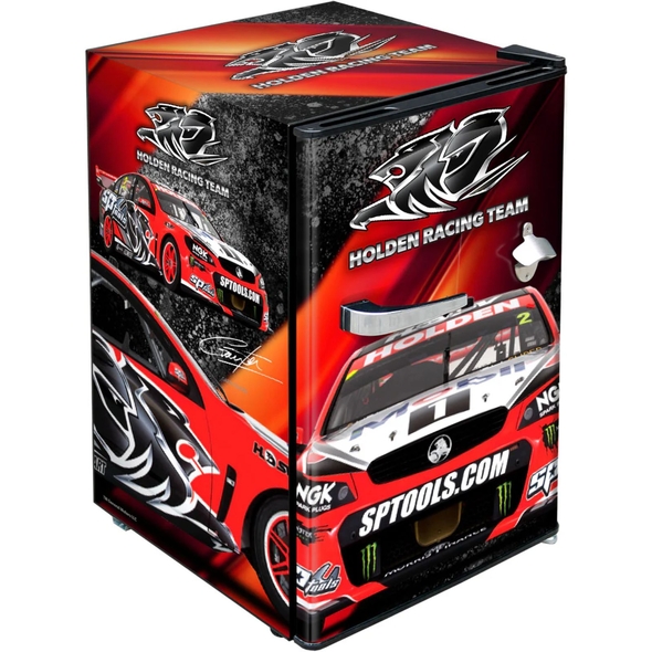 HRT Holden Racing Team Retro Mini Bar Fridge 70 Litre Schmick Brand With Opener - HUS-BC70B-RET-HRT