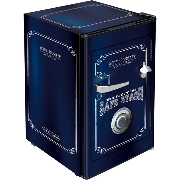 Retro Safe Design Mini Bar Fridge 70 Litre Schmick Brand With Opener - BC70B-SAFEDB