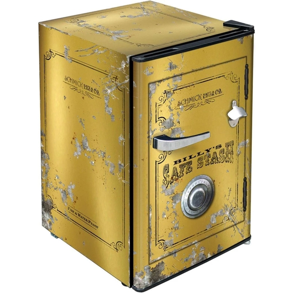 Retro Safe Design Mini Bar Fridge 70 Litre Schmick Brand With Opener - BC70B-SAFEG