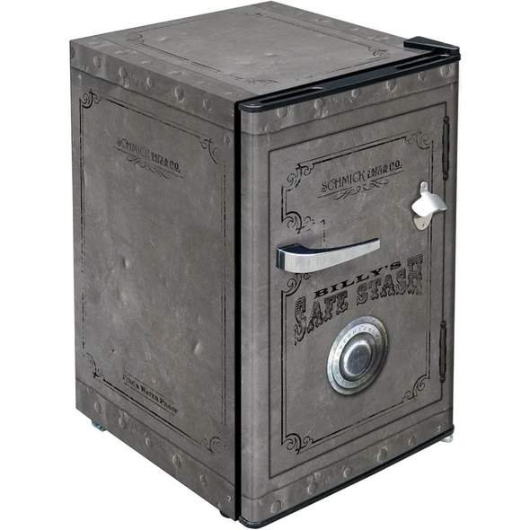 Retro Safe Design Mini Bar Fridge 70 Litre Schmick Brand With Opener - BC70B-SAFEGR