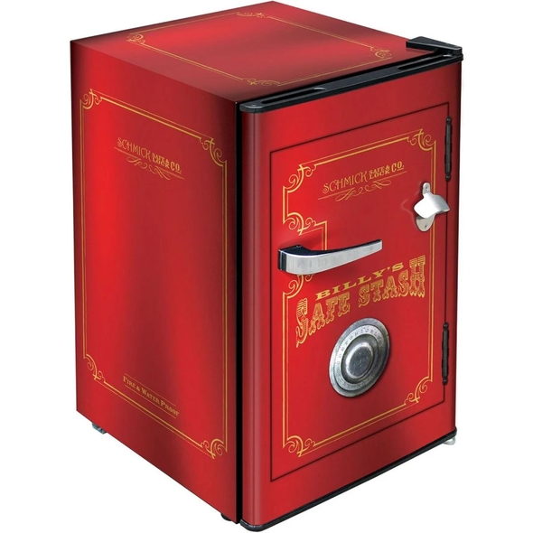 Retro Safe Design Mini Bar Fridge 70 Litre Schmick Brand With Opener - BC70B-SAFER