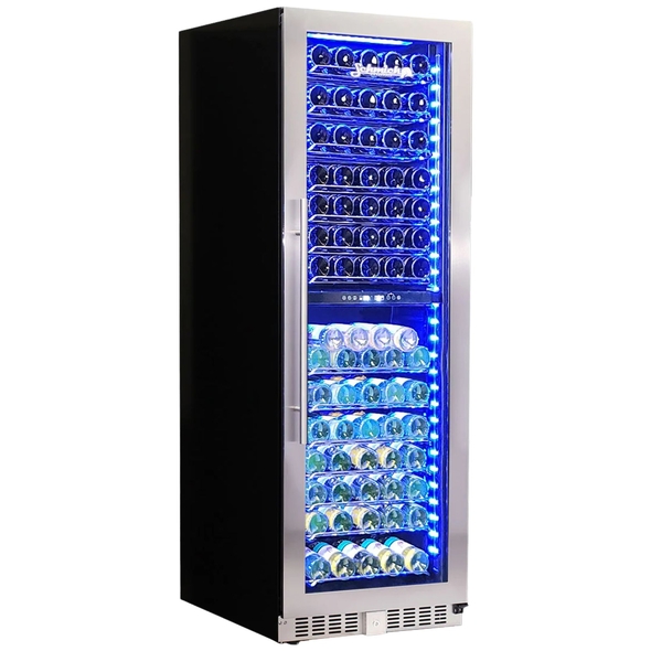 Schmick Upright Glass Door Dual Zone Wine Refrigerator - BD425D