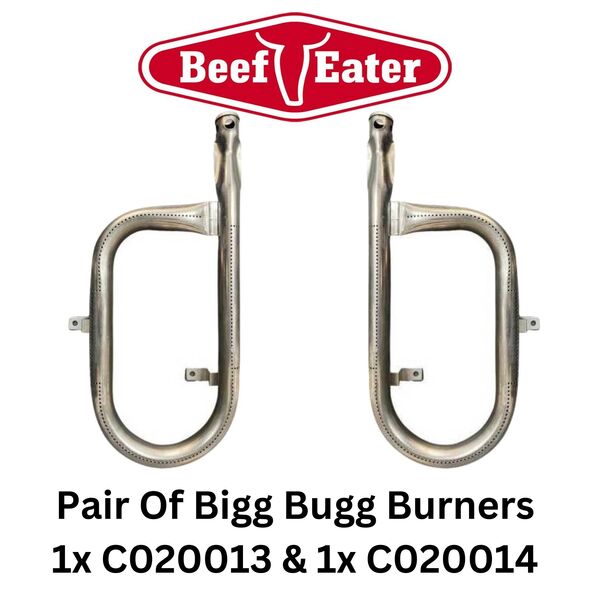 BeefEater Bigg Bugg Replacement Burners (PAIR - LEFT AND RIGHT) to Suit Bigg Bugg - C020013 & C020014