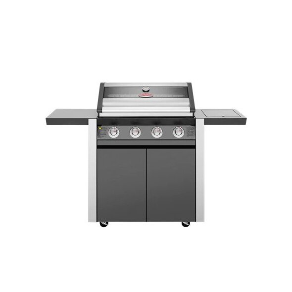 Beefeater 1600 Series 4 burner BBQ, side burner & trolley, dark