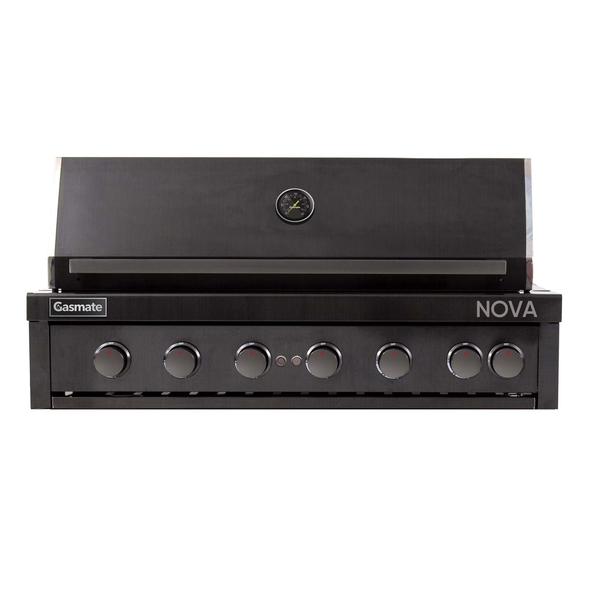 Gasmate Nova MK2 Graphite 6 Burner Classic Built-In BBQ - LPG