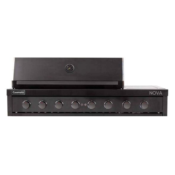 Gasmate Nova MK2 Graphite 6 Burner Built-In BBQ With Side Burner- NG