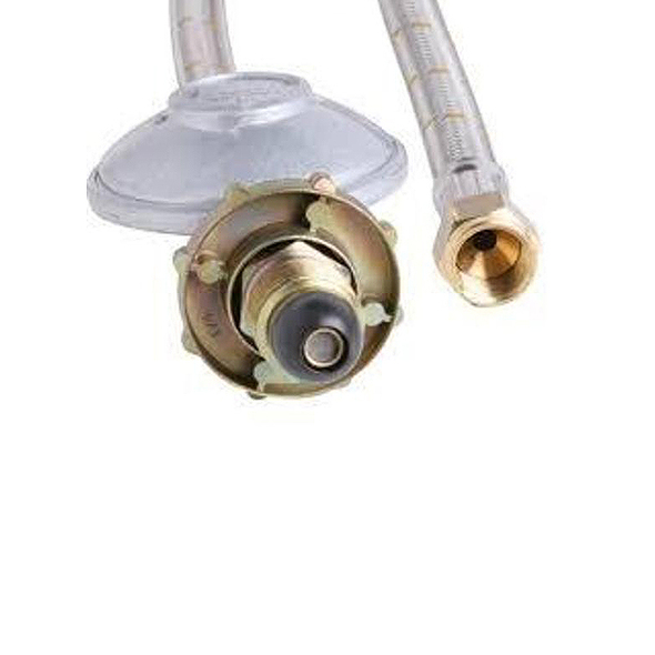 BeefEater Braided Stainless Steel Hose & Regulator 900mm SS Hose 3/8"SA - BS040208