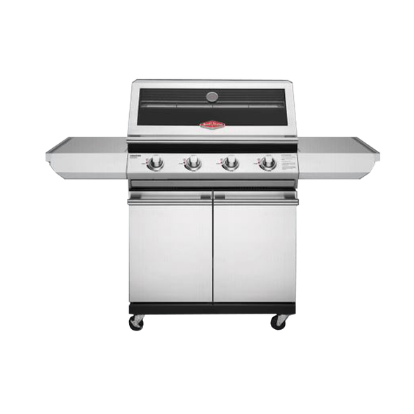 Signature 2000 Stainless Steel 4 Burner BBQ & Trolley with Cast Iron Burners & Grills - BSM2040SA