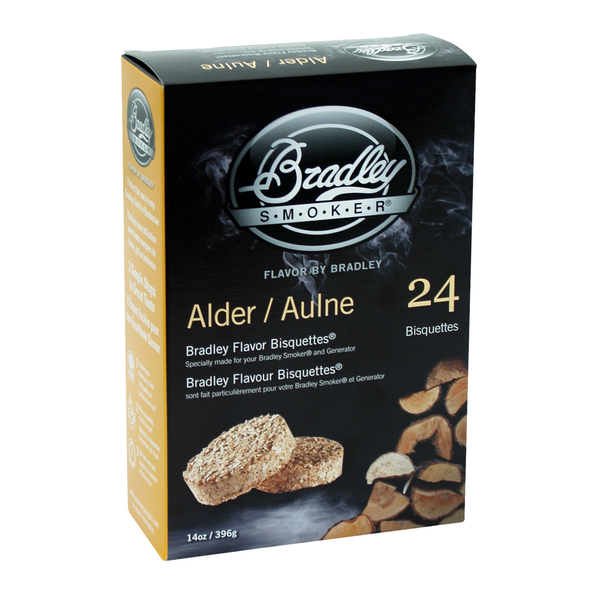 Bradley Alder Bisquettes 24 Pack - BTAL24